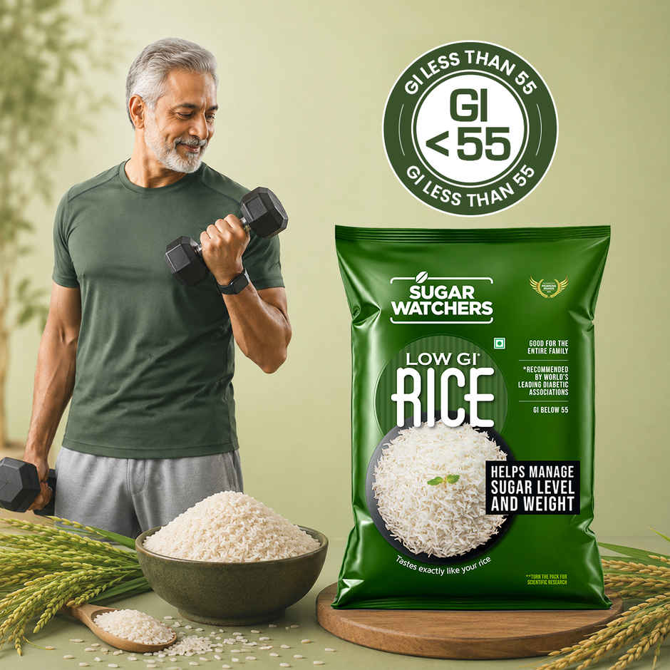Sugar Watchers Low Gi White Rice - Diabetic Friendly Pouch