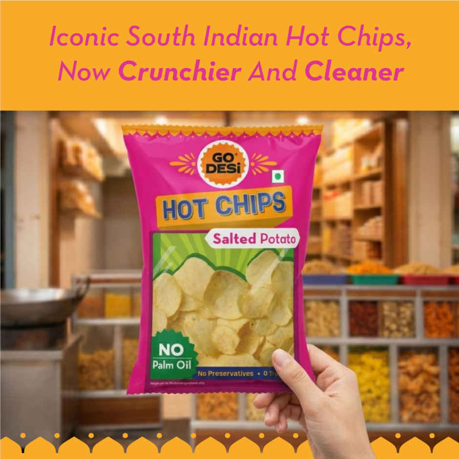GO DESi Hot Chips Salted Potato | No Palm Oil
