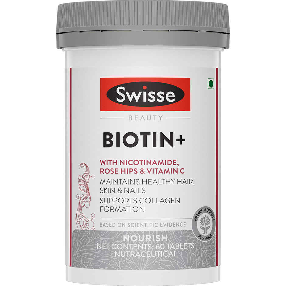 Swisse Beauty Hair Skin Nails with Vitamin C and Biotin for Healthy hair Radiant Skin Stronger Nails