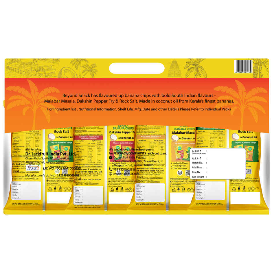 Beyond Snack Assorted Banana Chips Combo Pack - South Ka Flavours