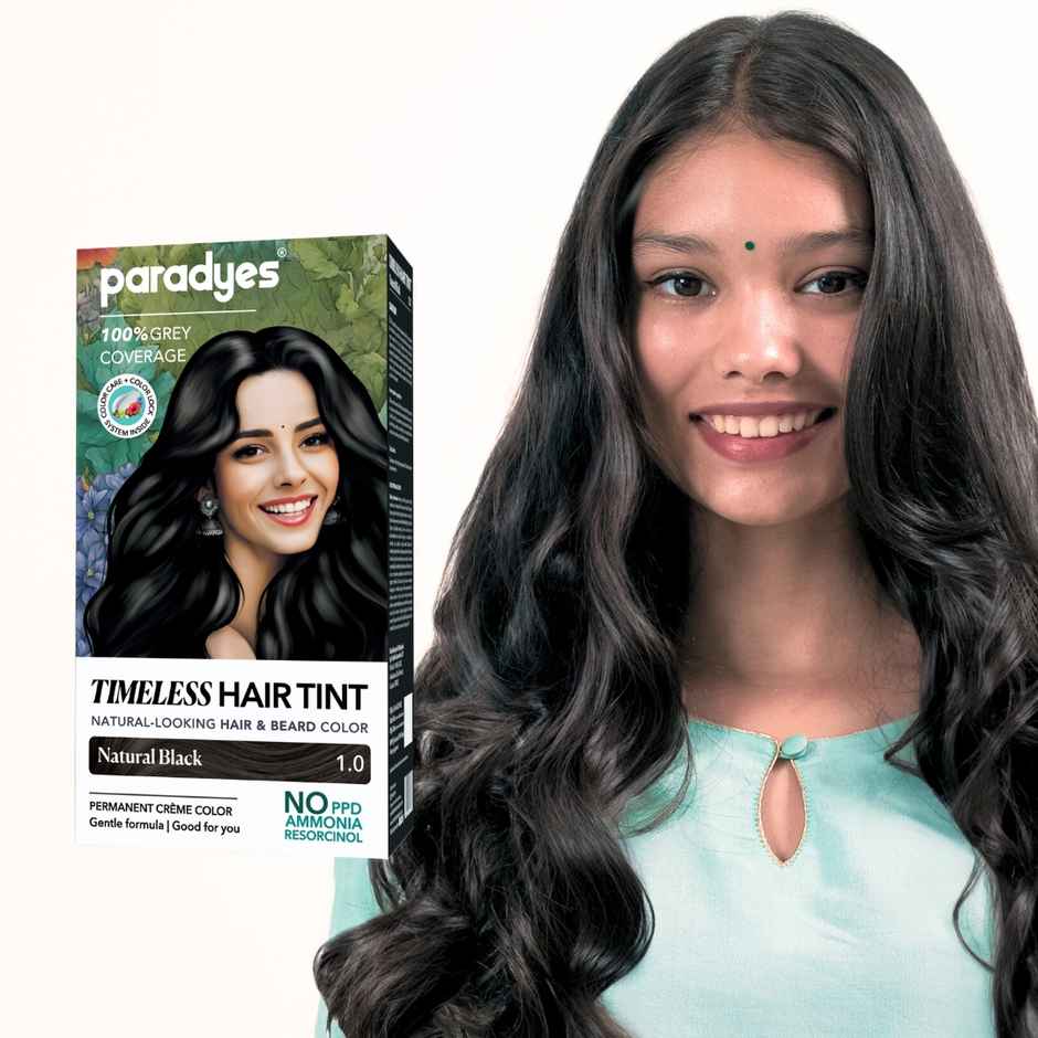 Paradyes Timeless Hair Tint Natural Hair & Beard Color - Natural Black