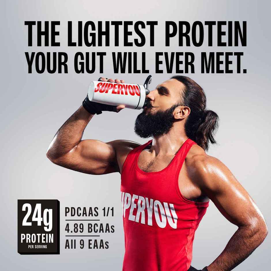 SuperYou Pro Fermented Yeast Protein- Chocolate | 24g Protein Per Scoop