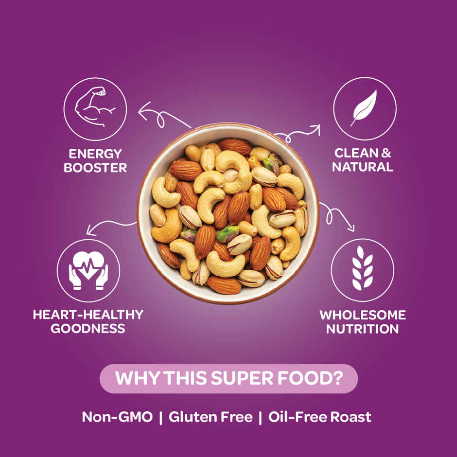 Bazana Cocktail Mix - Crunchy, Salted & Oil-Free