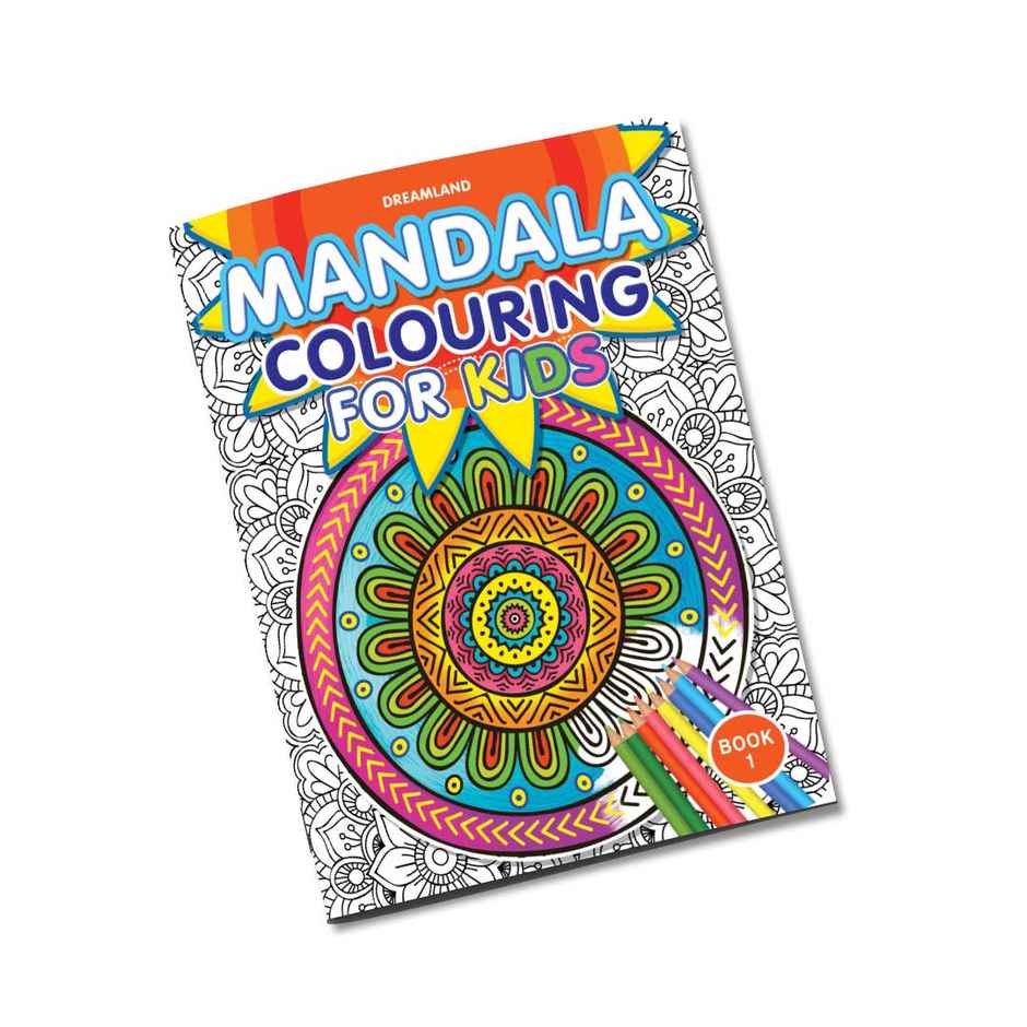 Mandala Colouring for Kids Book-1 | Creative Colouring Book for Kid | Mandala Art Book