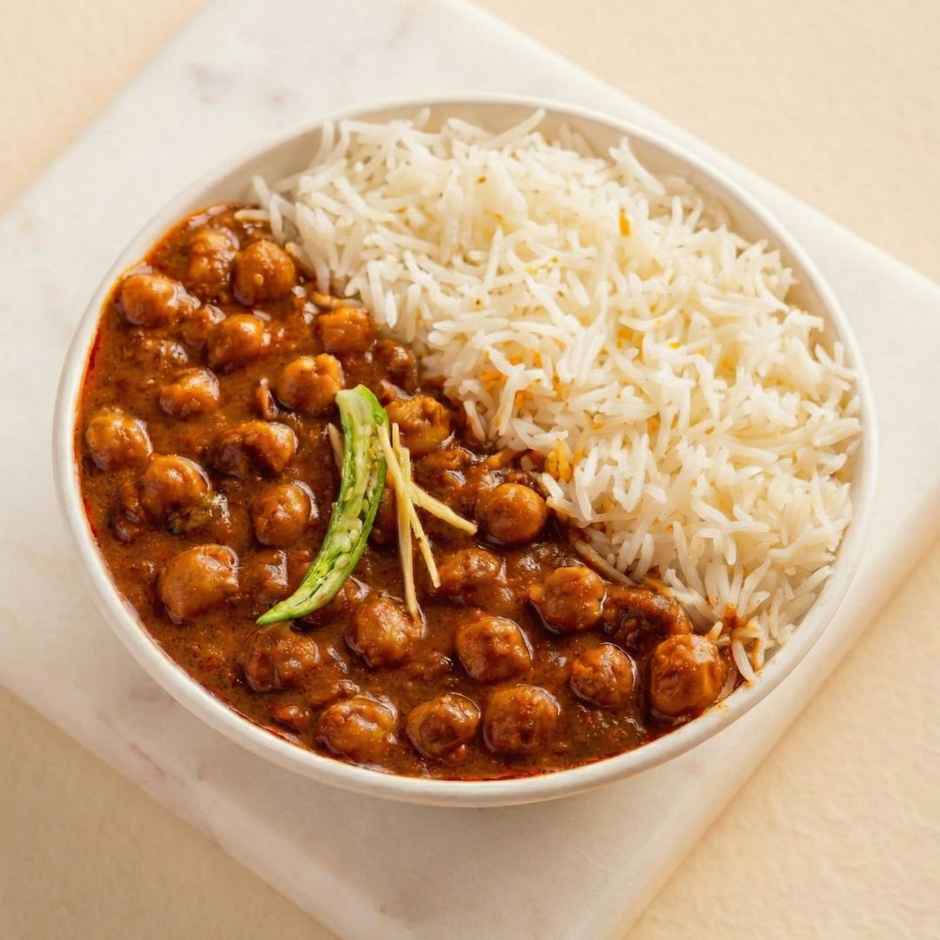 Chole & Rice + Angoori Gulab Jamun