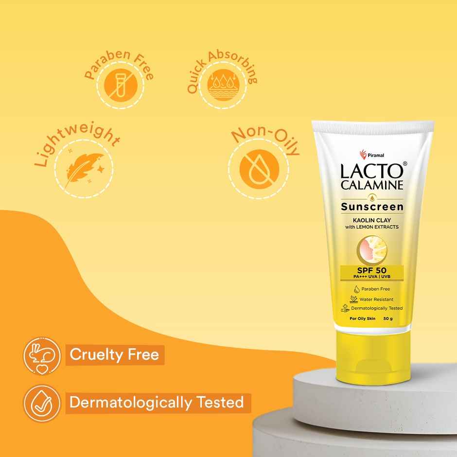 Lacto Calamine Daily Sunshield Matte Look Sunscreen SPF 50 PA +++