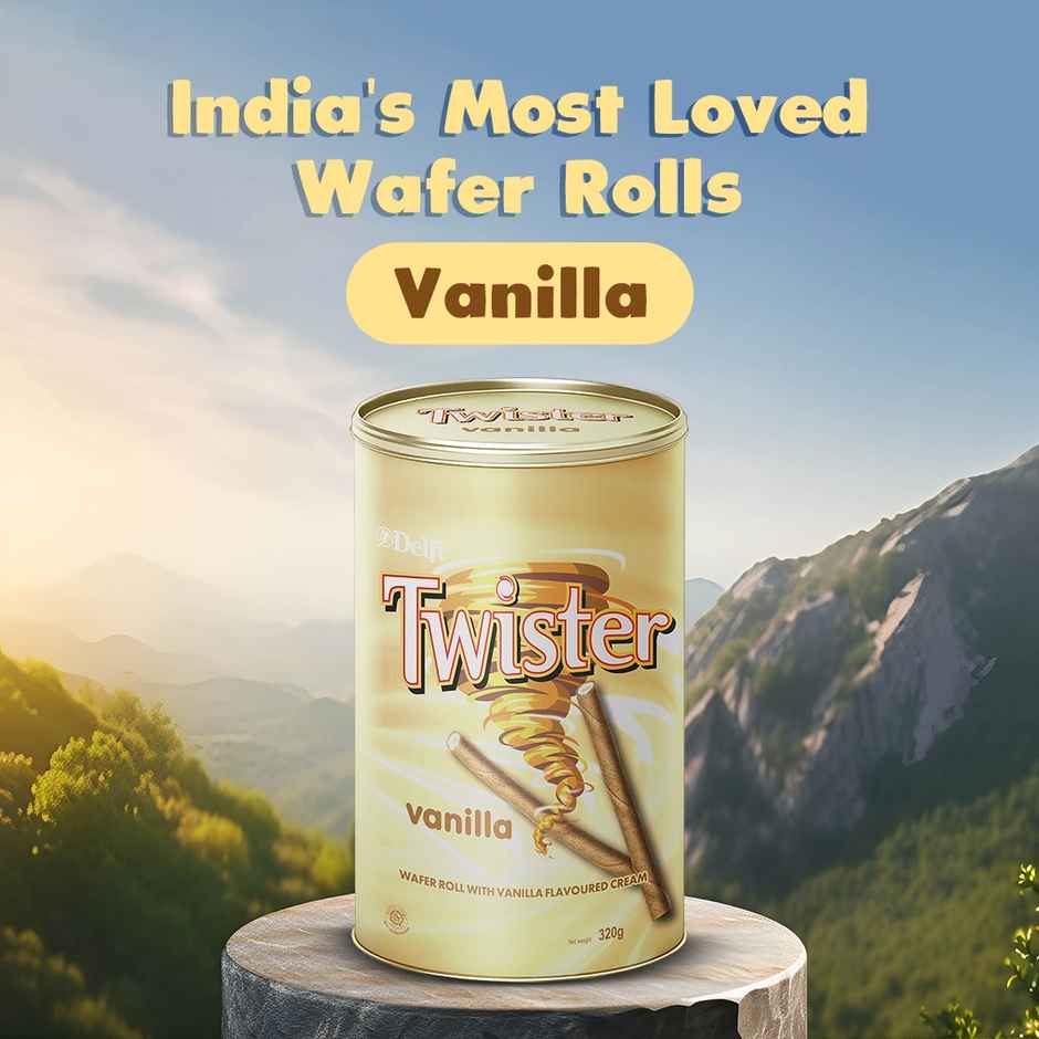 Delfi Twister Vanilla Wafer Rolls