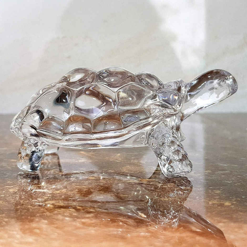 Perpetual Crystal Tortoise for Good Luck | Feng Shui Home Decoration & Office Gift