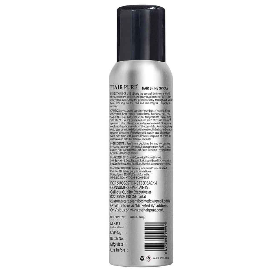 Hair Pure Shine Hair Spray