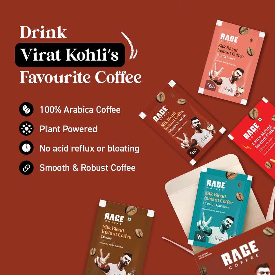 Rage Coffee Assorted Blend Sachets - Pack Of 20