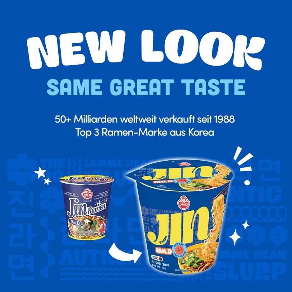 OTOKI Jin Ramen Mild Flavor Noodle Single Cup