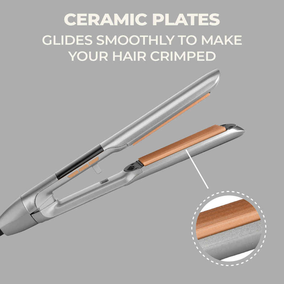 Winston Hair Crimper With Titanium Ceramic Coating Plate, and Fast Heating