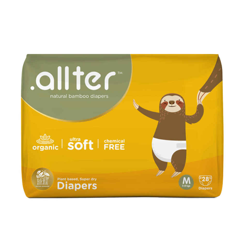 allter Bamboo Diaper | M | 28 pcs