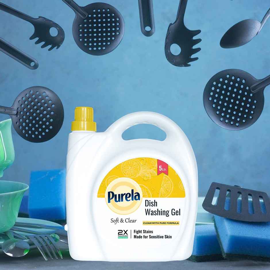 Purela Lime And Basil Fragrance Dishwash Liquid Gel