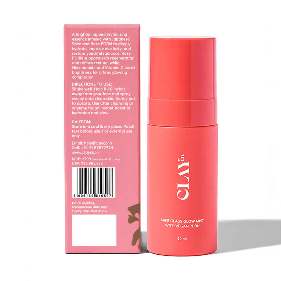 Clayco Sake Glass Glow Mist with Vegan PDRN