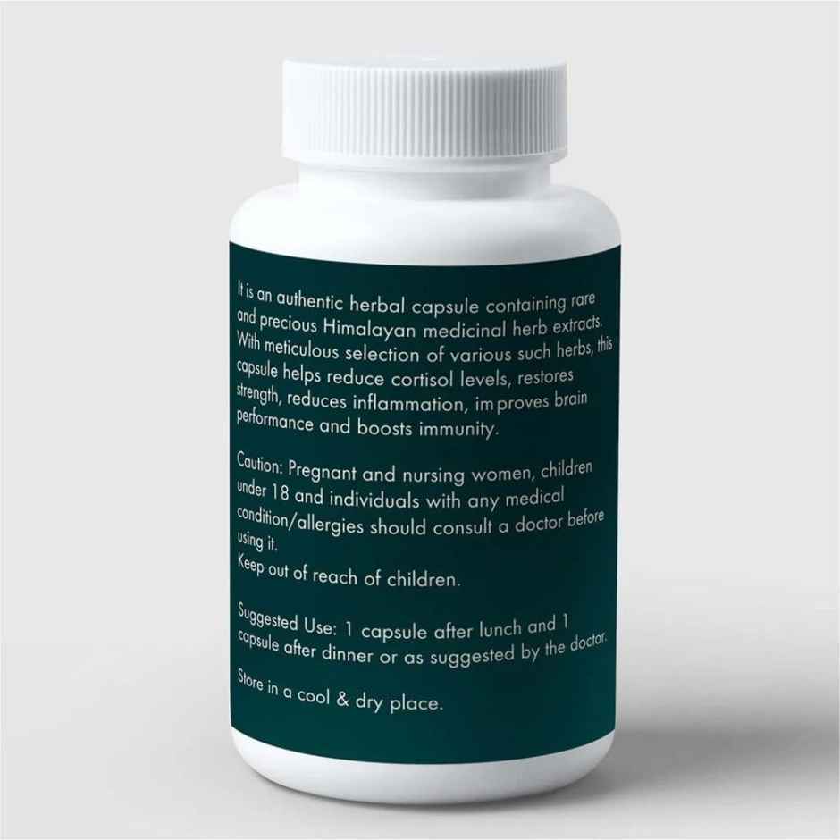 Go Ayurveda Dhanvantri Ashwagandha Capsules | Sleep & Immunity Support | No Added Sugar