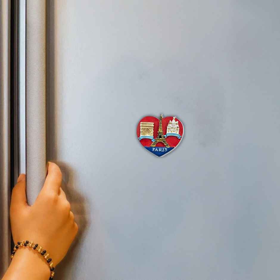 Chrome Paris 3D Fridge Magnet