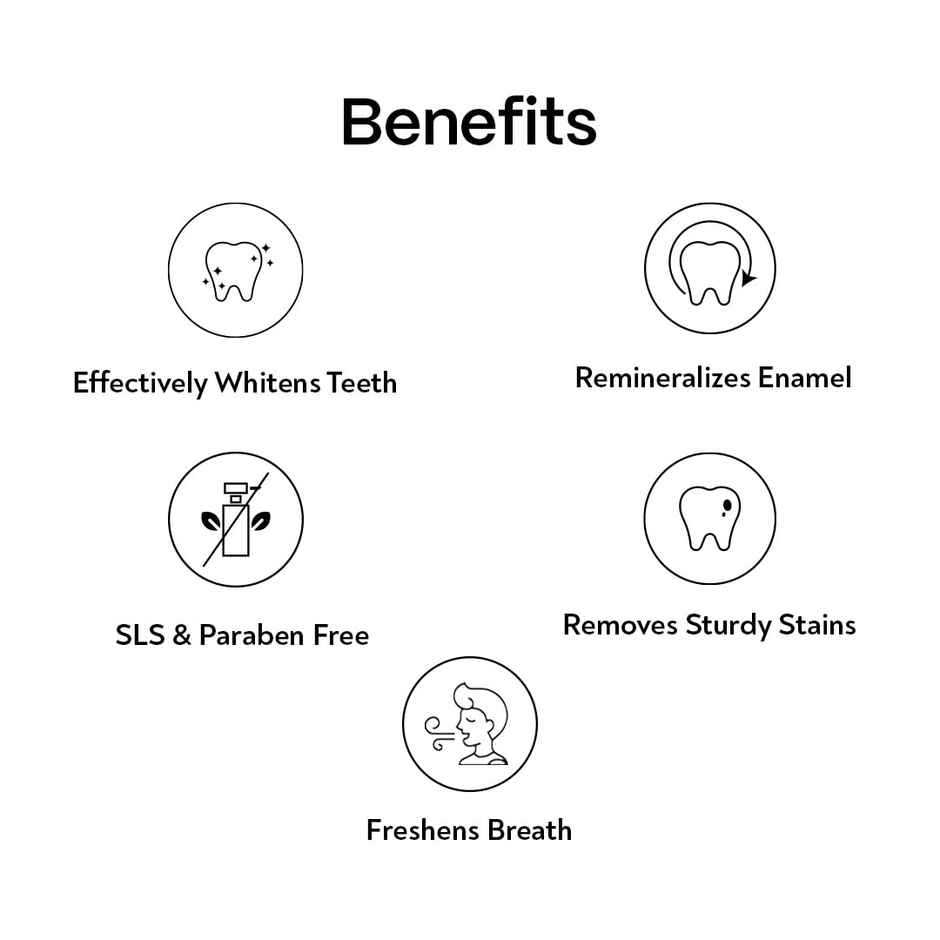 Habbits Natural Charcoal Teeth Whitening Powder