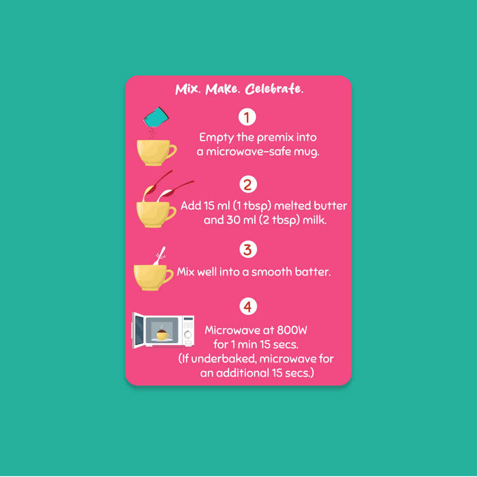 The Select Aisle Mug Cake Mix | Double Chocolate