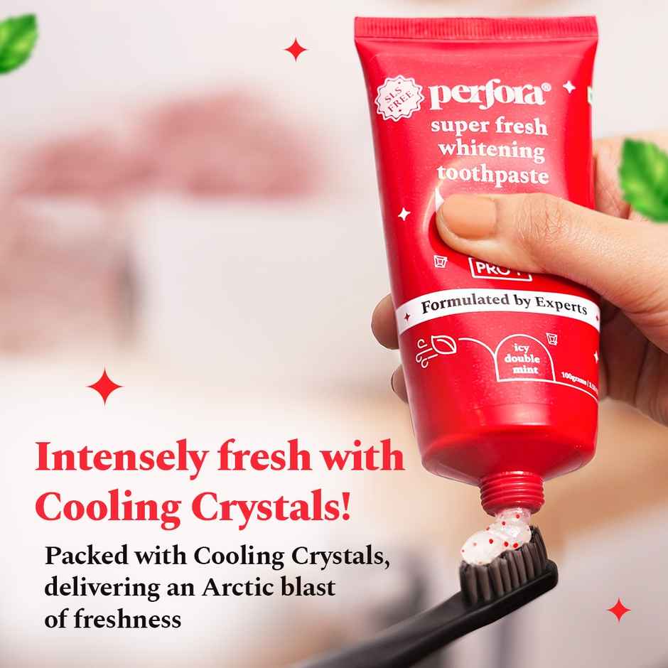 Perfora Super Fresh Teeth Whitening Toothpaste Combo