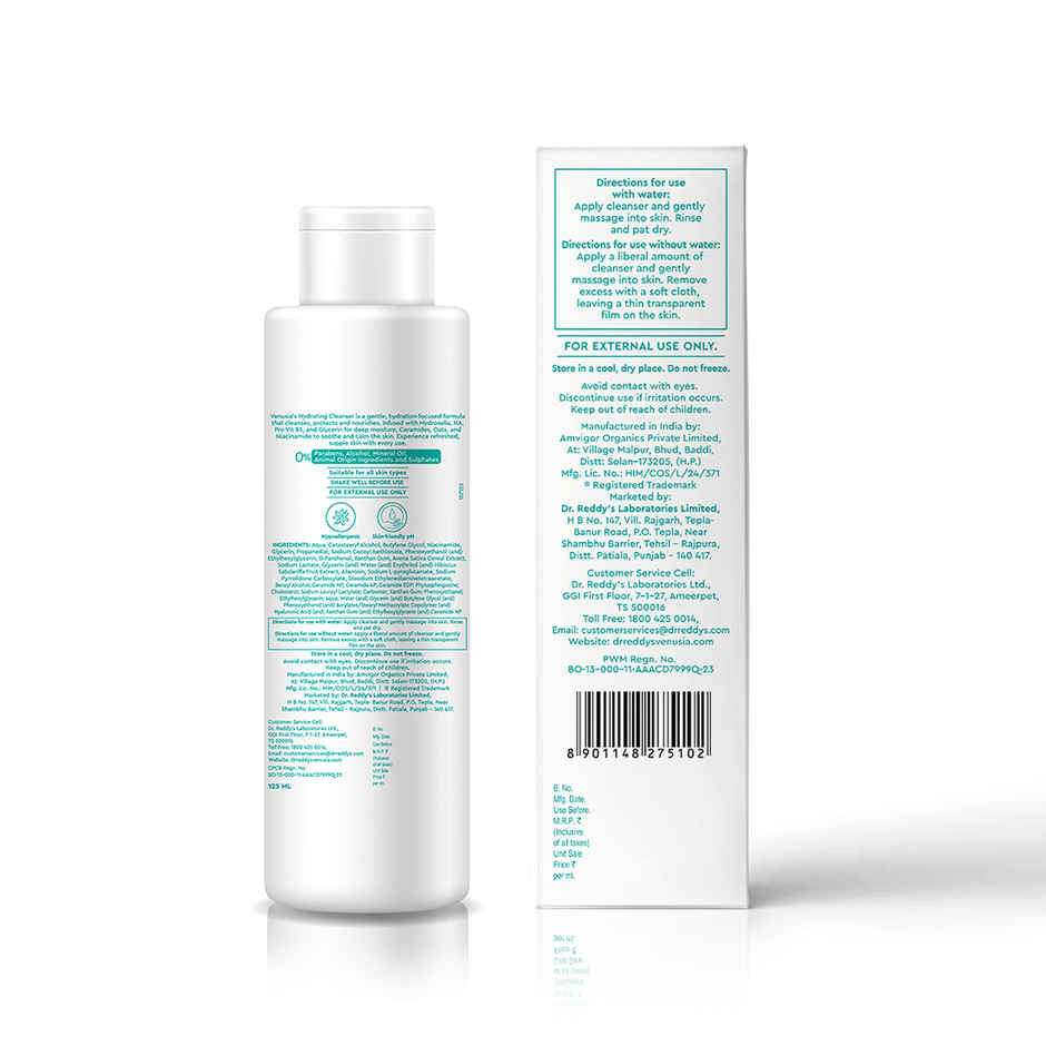 Venusia Hydrating & Barrier Protect Cleanser