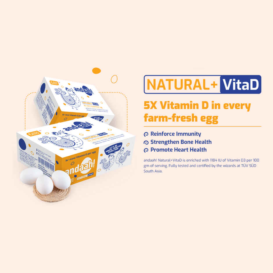 Andaah Brown Eggs + Vita D