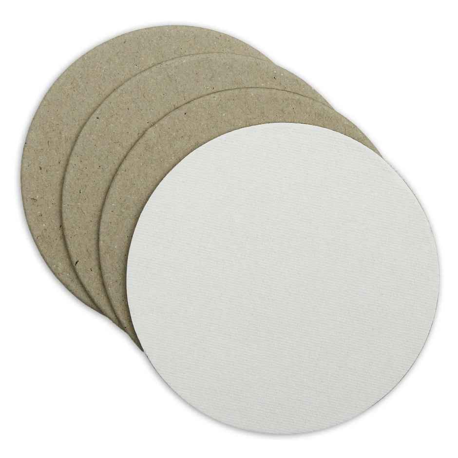 6 Inch Di Itsy Bitsy Canvas Board Round 6 Inch Dia 230gsm 2mm Thick 4 Pc Sw Lb ...