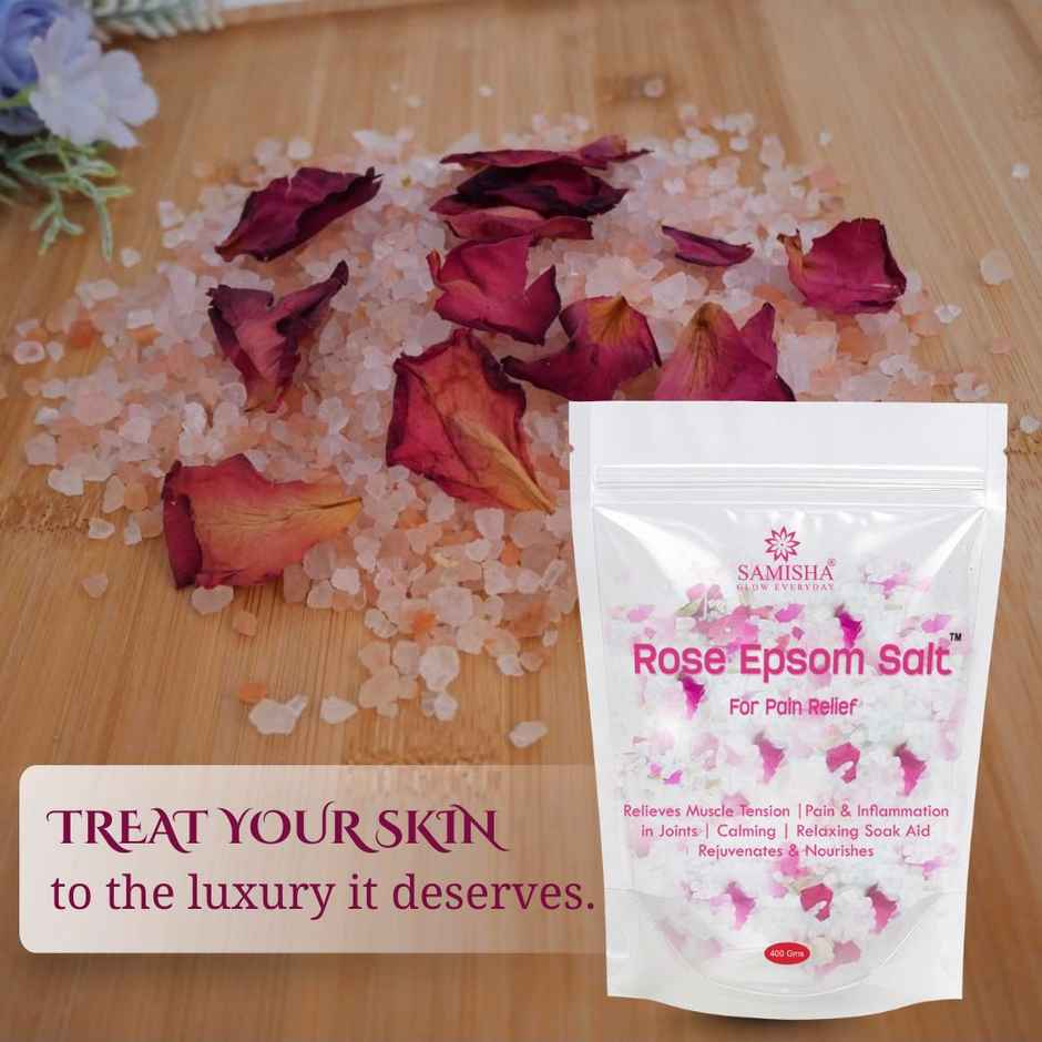 Samisha Rose Epsom Bath Salt For Pain Relief