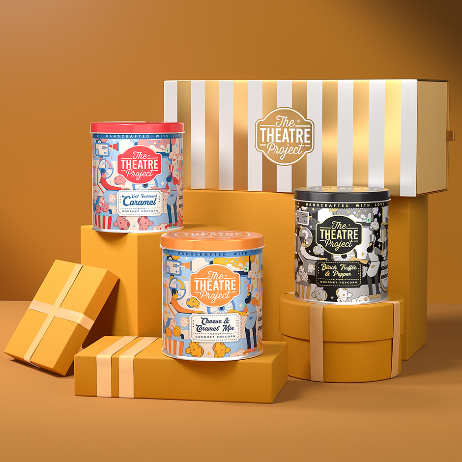 TTP Popcorn Golden - Cheese Caramel, Black Truffle & Caramel (Assorted)