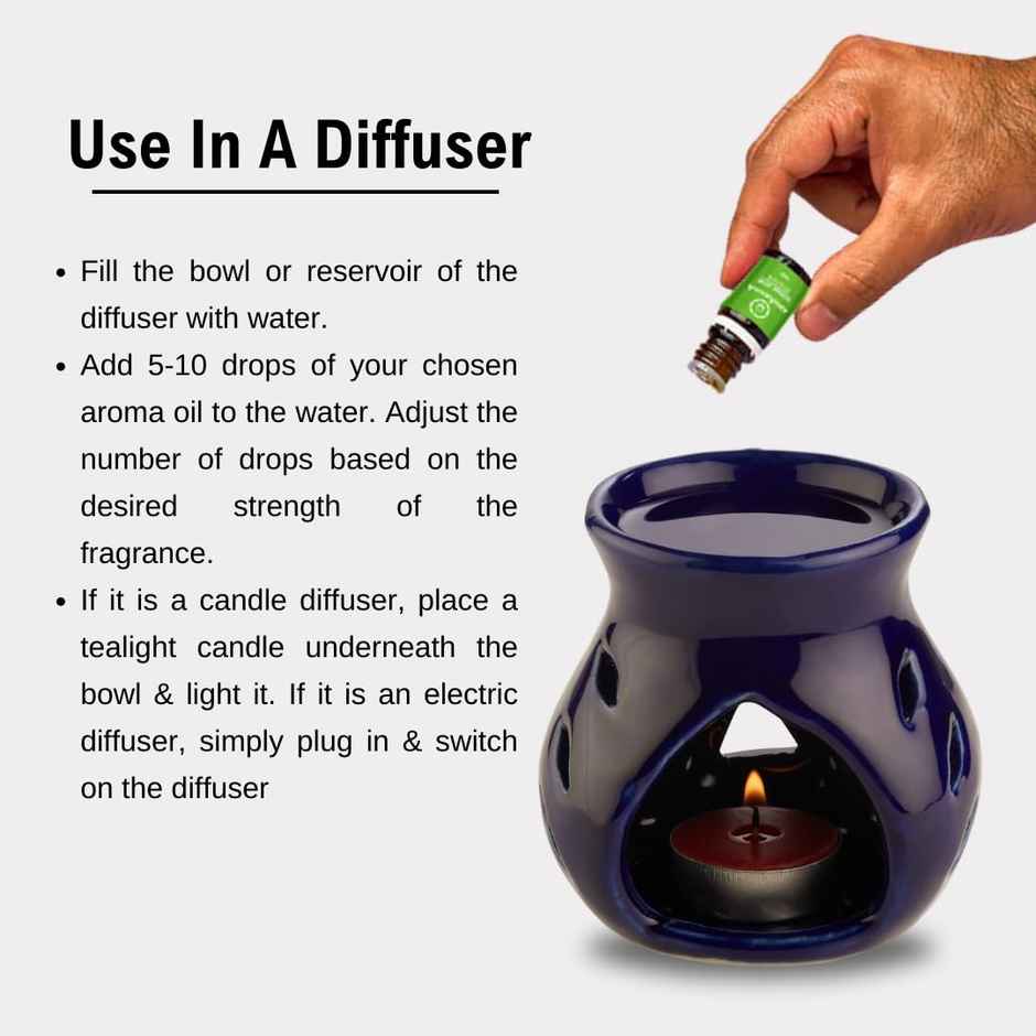 Asian Aura Diffuser Aroma Oils For Home Fragrance 10 ml White Jasmine