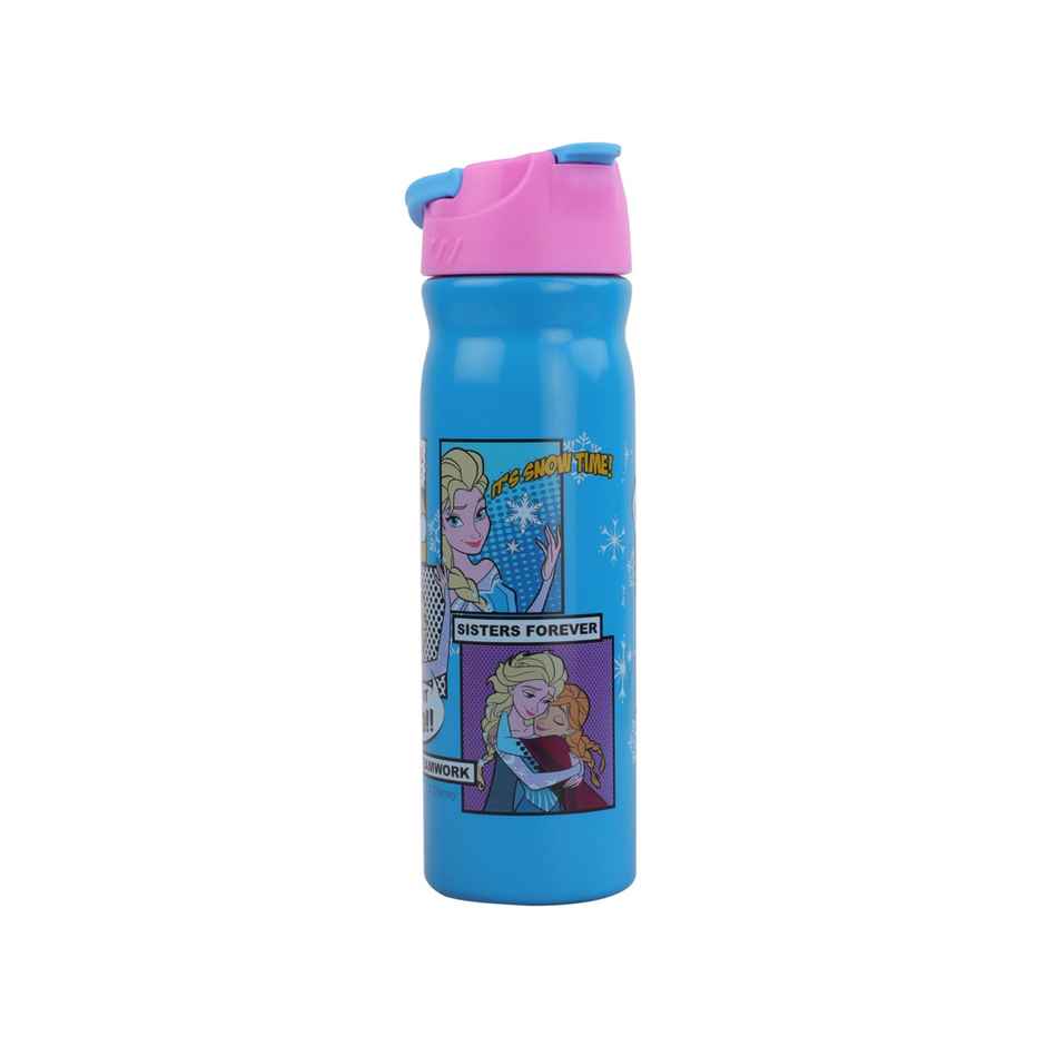 Disney Frozen Sleek Straw Sipper Water Bottle With Handle.-Hmyxsb 85321-Fz - 500ml