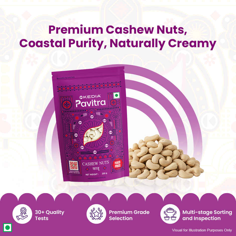 Kedia Pavitra Cashews| Kaju | Whole