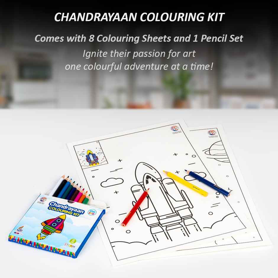 Ratna's Chandrayaan Colouring Kit | Assorted