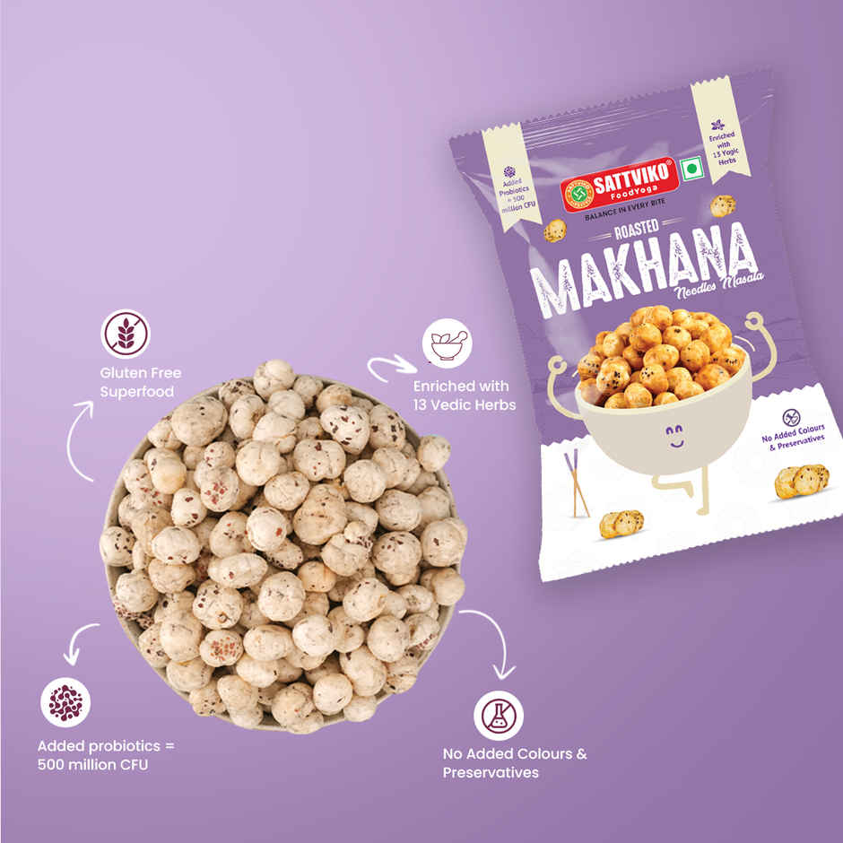 Sattviko Noodles Masala Roasted Makhana