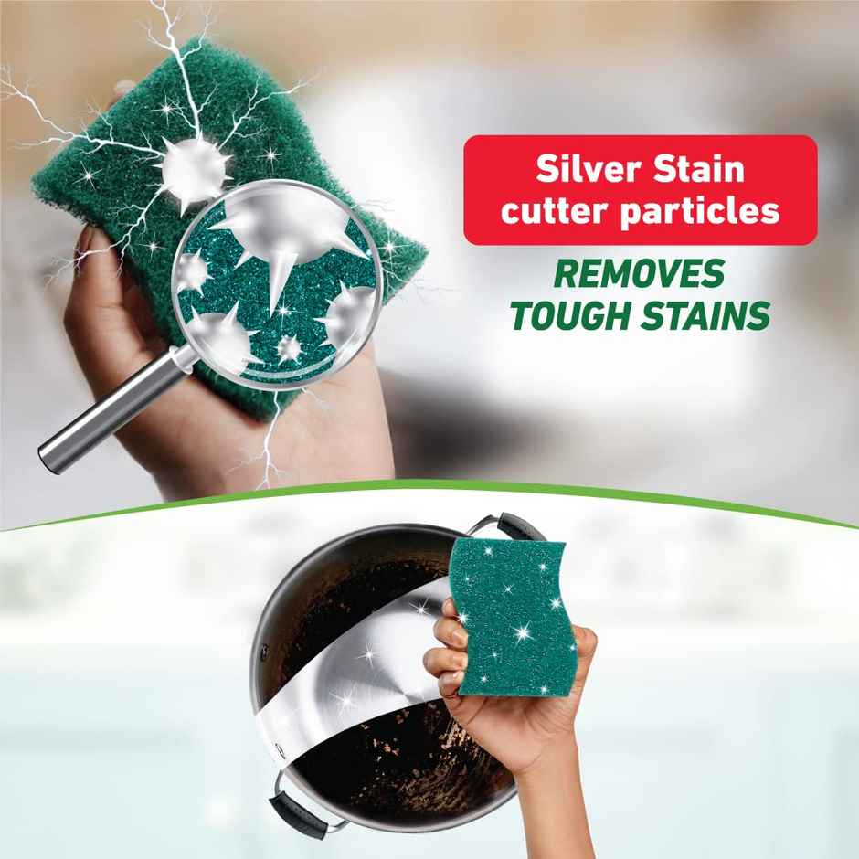 Scotch-Brite Silver Sparks 3s Pack (Pack of 3) Combo