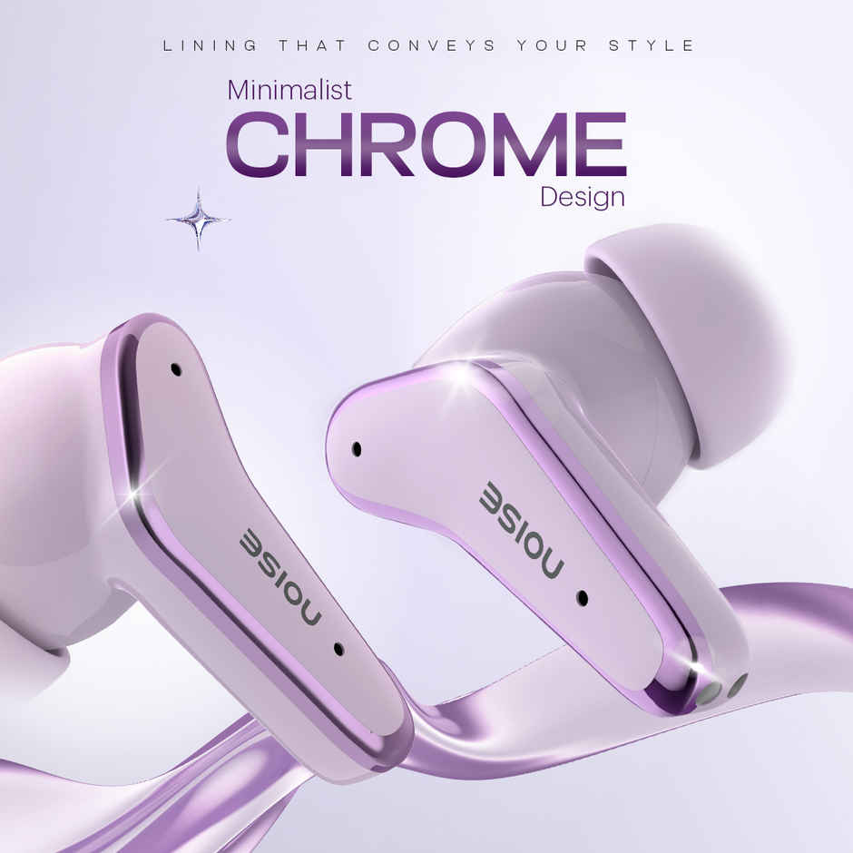 Noise Buds VS102 Elite 50H Battery 4 Mic ENC 11mm Driver Instacharge TWS Earbuds | Soft Purple