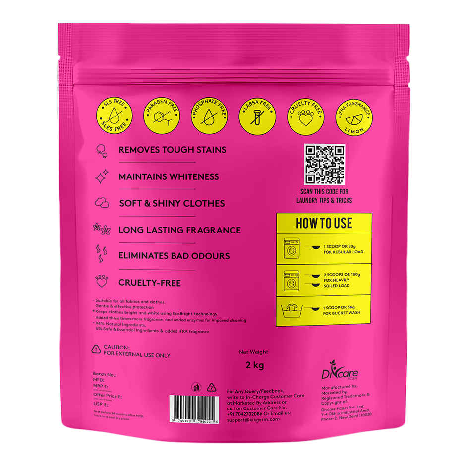 ELO Clean by Kikgerm Front Load Detergent Powder