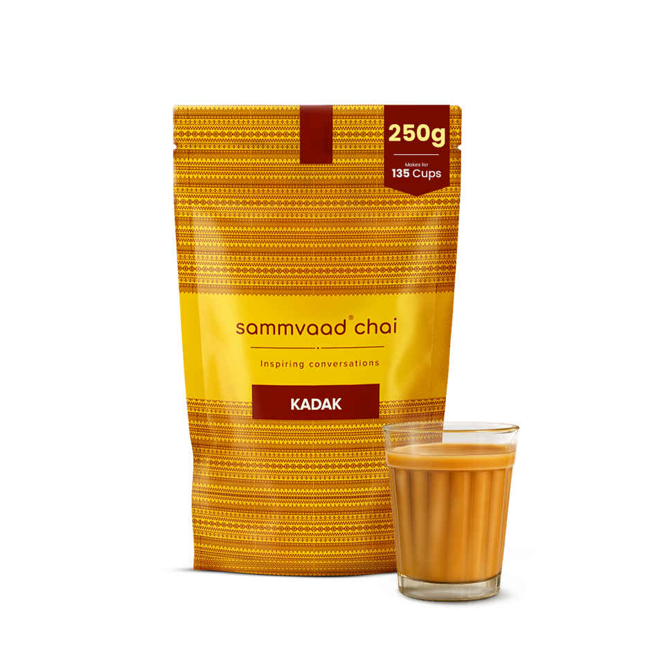 Teabox Sammvaad Kadak Chai | Premium Black Tea (Ctc) Straight From Assam | Bold Strong And Aromatic