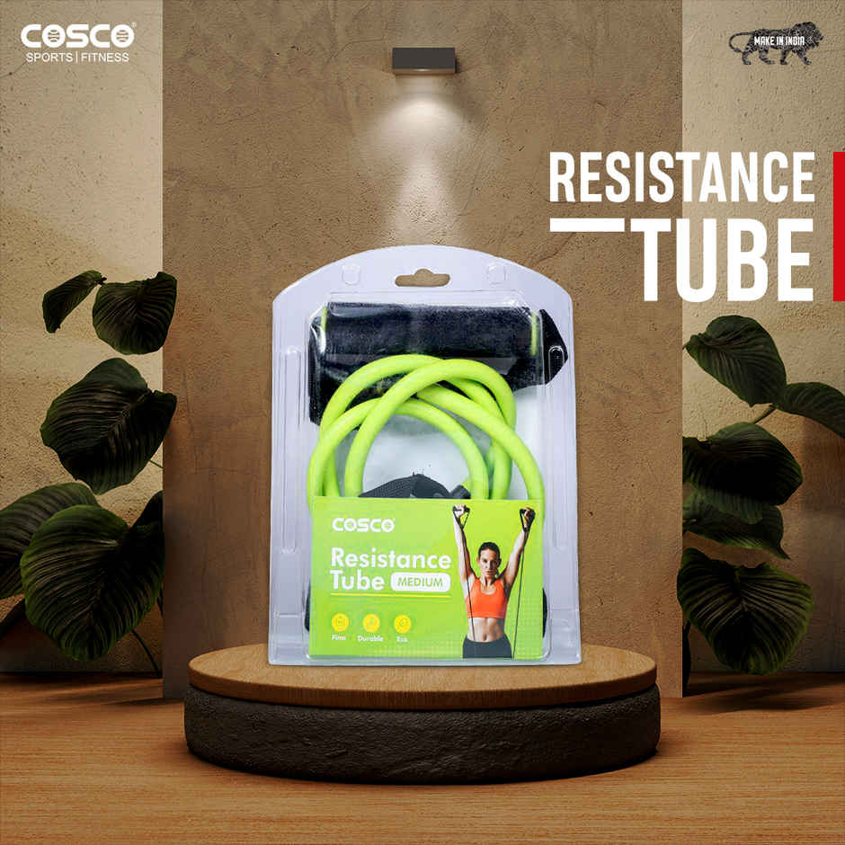 Cosco Resistance Tube-Medium|Green|Made In India
