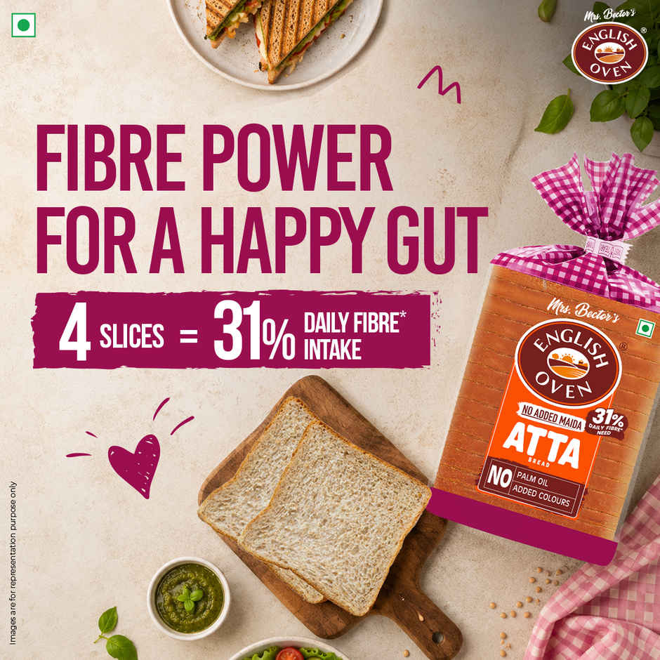 English Oven Zero Maida Atta Bread | High Fibre