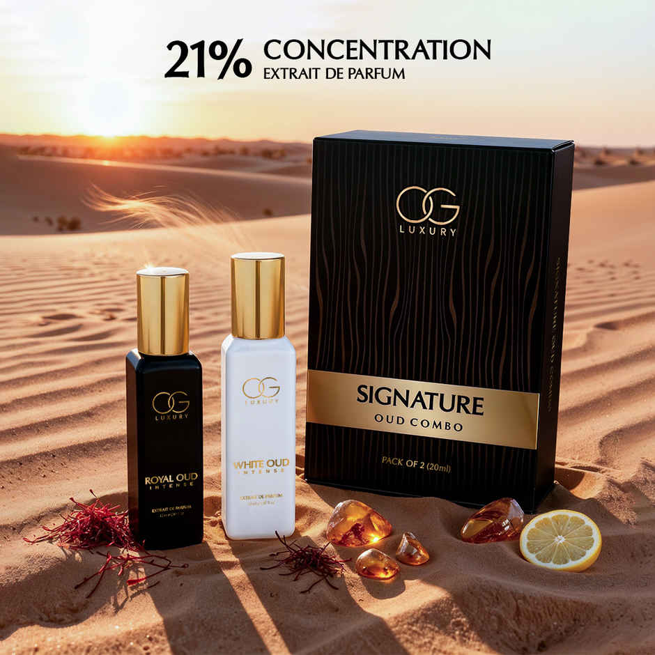 OG Luxury Signature Oud Combo | Royal Oud & White Oud | Extrait De Parfum | Long Lasting
