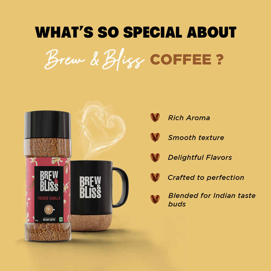 Brew & Bliss French Vanilla Instant Coffee