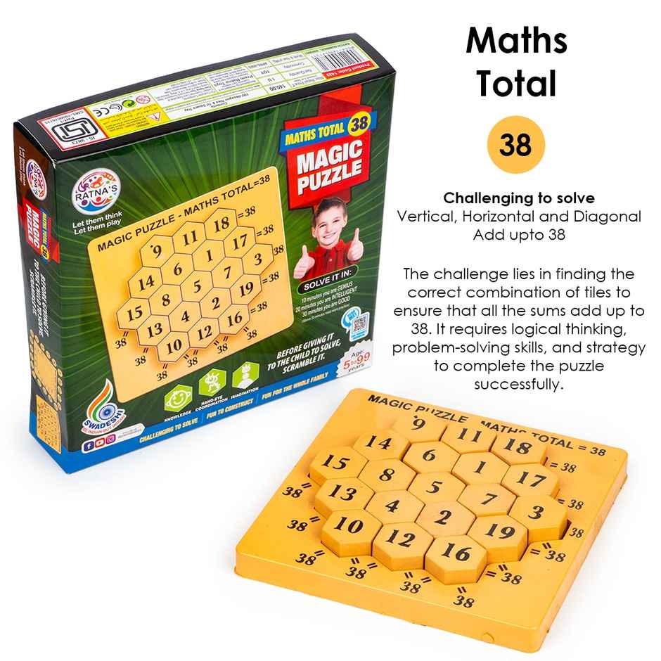 Ratna's Magic Puzzle - 38 | Assorted