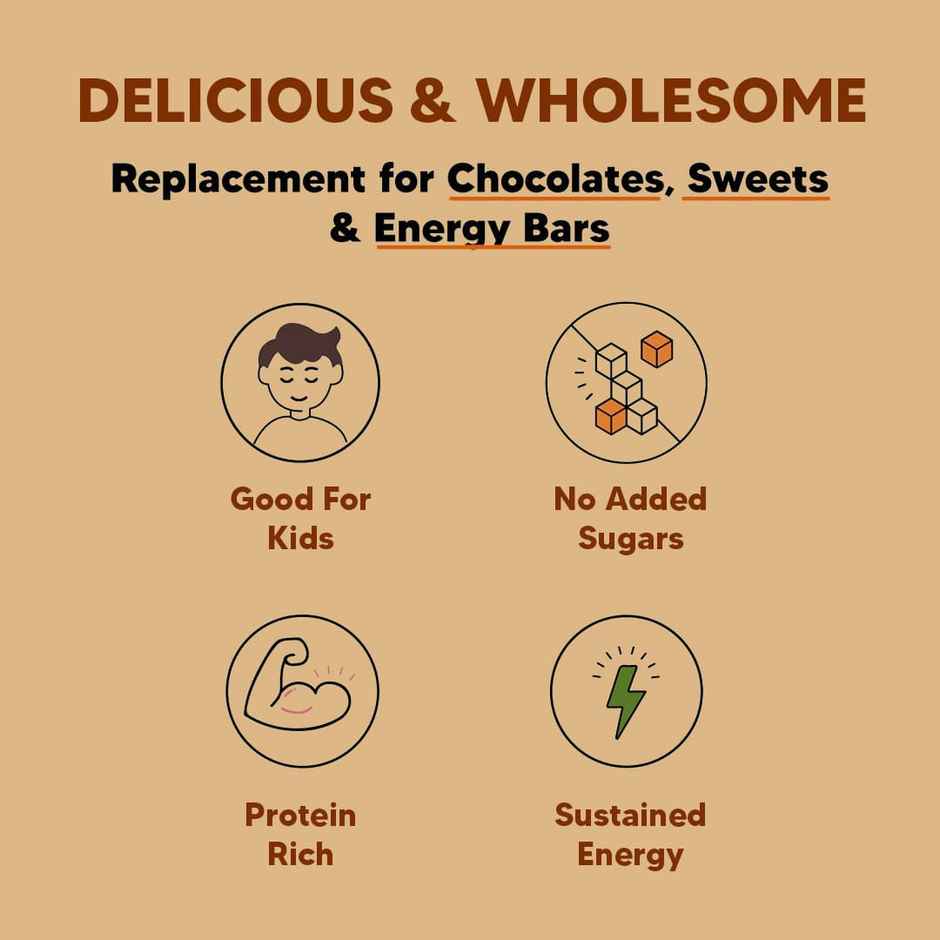 Eat Better Co Peanut & Chocolate Laddoos | No Added Sugar | High Protein, Truly Natural