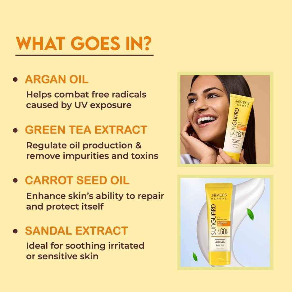 Jovees Herbal Sun Guard Lotion SPF 60 PA++++