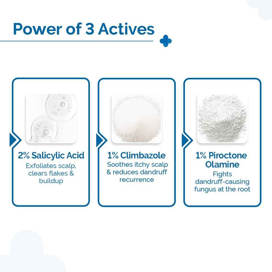 The Derma Co Triple Actives Anti-Dandruff Shampoo