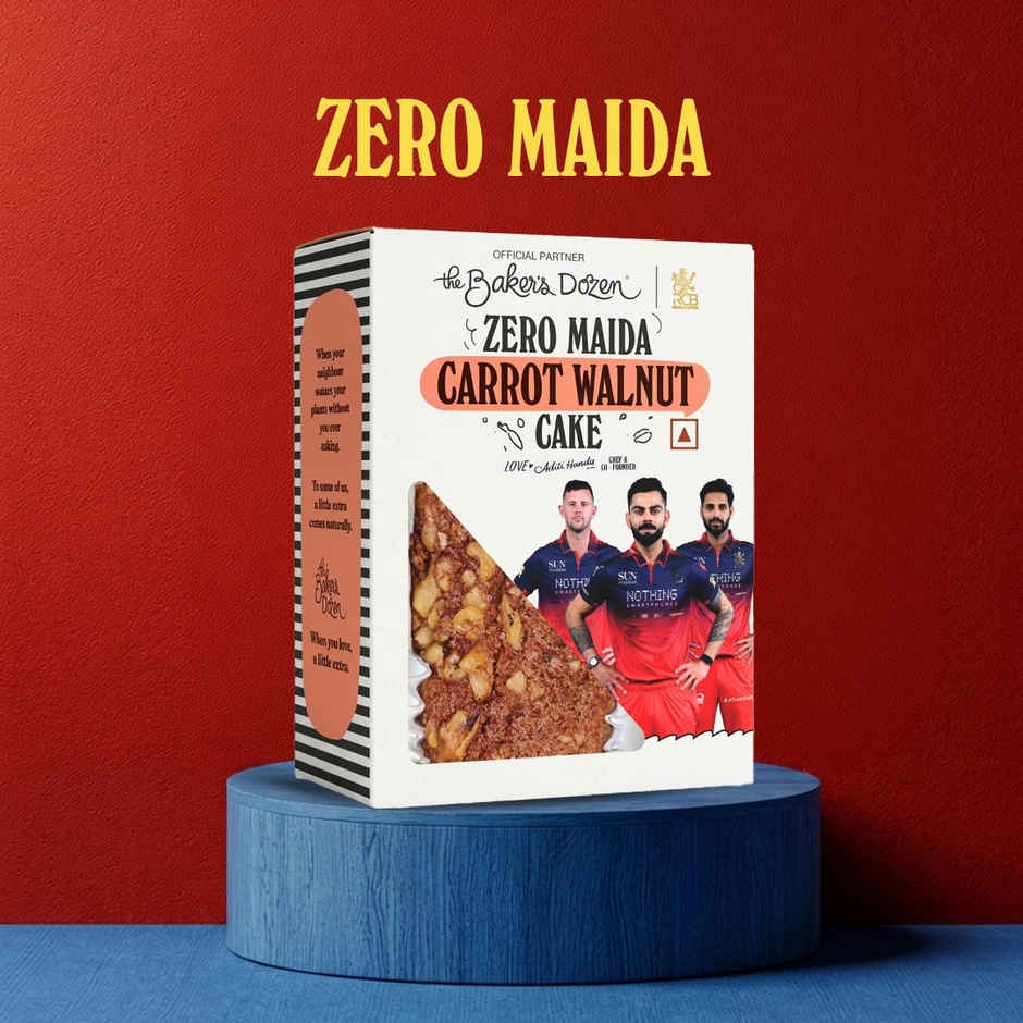 The Baker's Dozen Bakers Dozen Wholewheat Carrot Walnut Cake