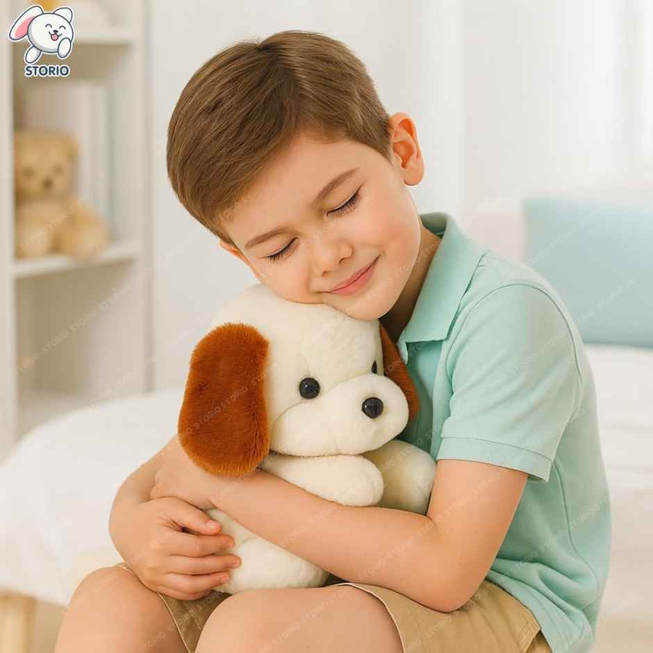 Storio Dog Cute Plush Soft Toys for Kids Birthday Gift | Assorted - 26 cm
