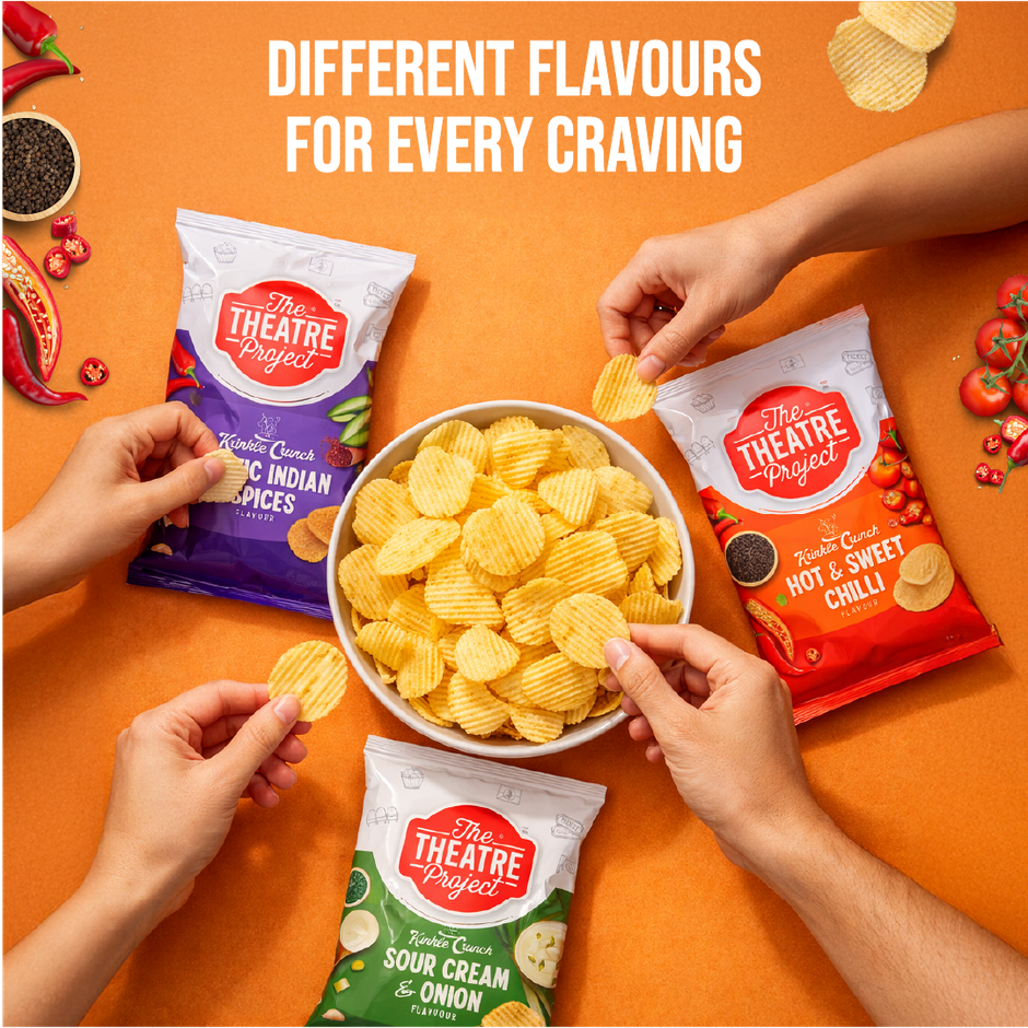 The Theatre Project Crinkle Cut-Hot & Sweet Chilli