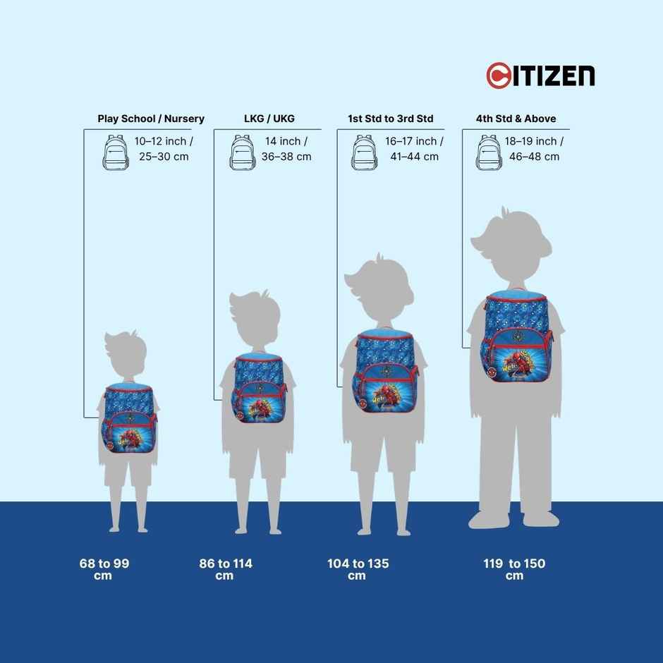 Little Web-Slinger Bag | 17 Inch | 6-9 Years | 1st to 3rd Standard